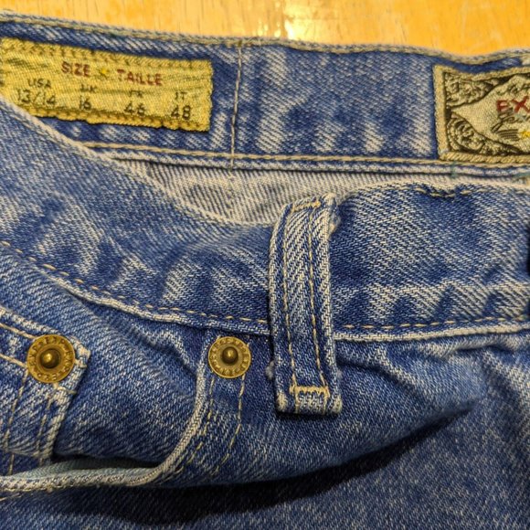 EXP Express vintage denim shorts size‎ 13/14 - Picture 6 of 7